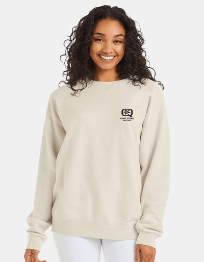 QSSS/GD Unisex Yellow Lab Camo Crew Fleece