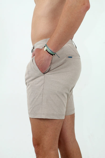 QSSS/KFINE GEN-Men's Big & Tall Slub 17" Hybrid Shorts