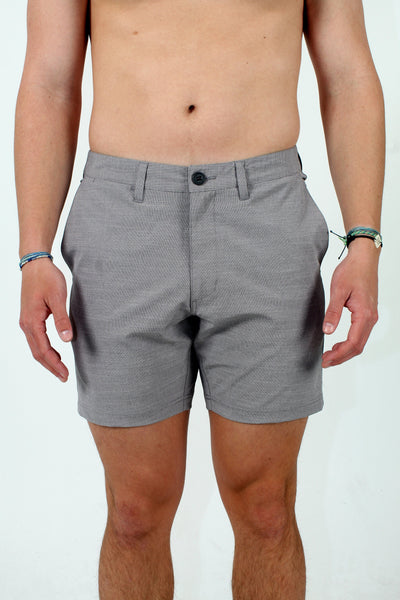 QSSS/KFINE GEN-Men's LT GREY / 40 Big & Tall Slub 17" Hybrid Shorts
