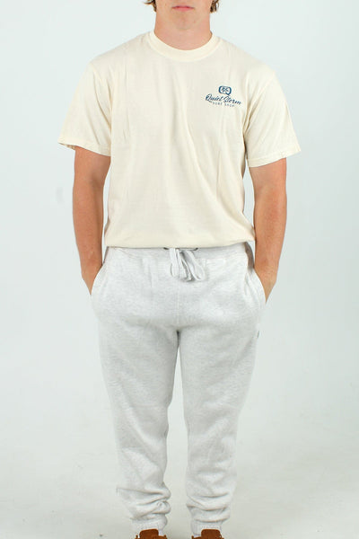 QSSS/KINGWAYS Unisex OATMEAL / S Quiet Storm Patch Sweatpant