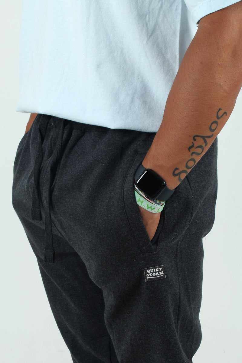 QSSS/KINGWAYS Unisex Quiet Storm Patch Sweatpant