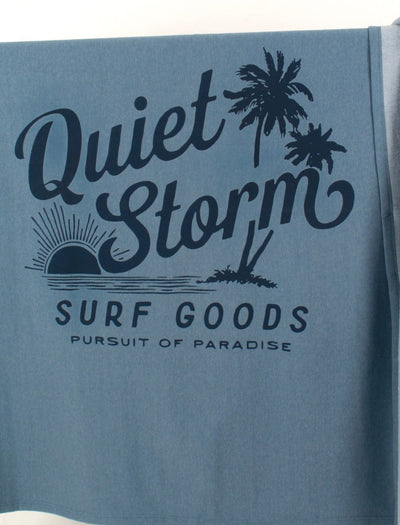 QSSS/KINGWAYS CAT-Accessories SLATE BLUE / OS Quiet Storm Pursuit of Paradise Blanket