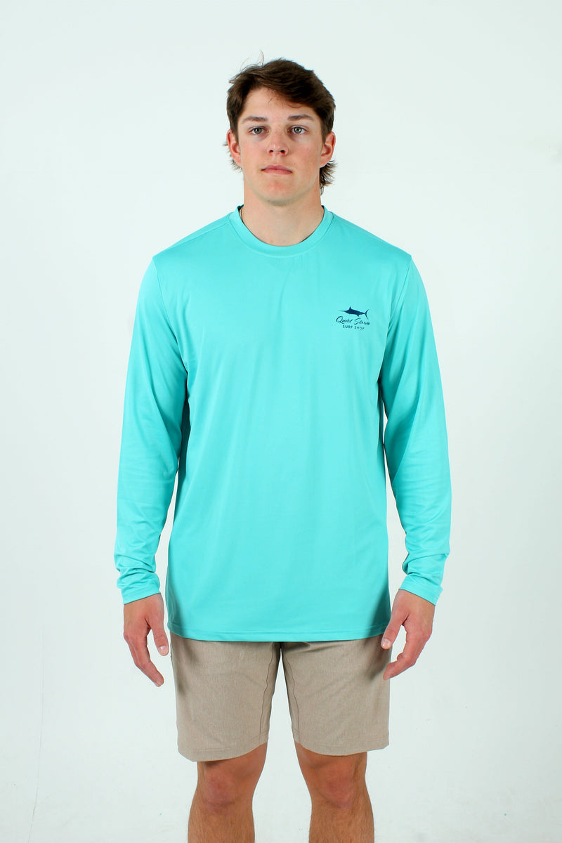 QSSS/MSAPP Unisex MINT / S Marlin Long Sleeve Tech Tee