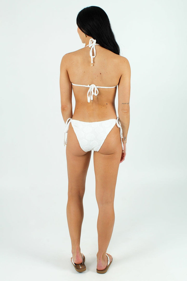 White Seashell Tri Top – Quiet Storm Surf Shop