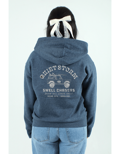 QSSS/PP Unisex ABYSS / S Swell Chasers Full Zip Hoodie