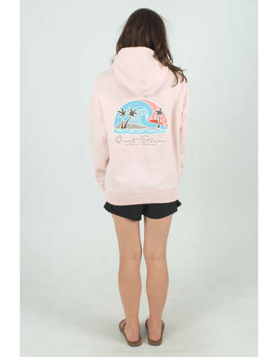 QSSS/PP QSSS BABY PINK / S Tropical Days Pullover Hoodie