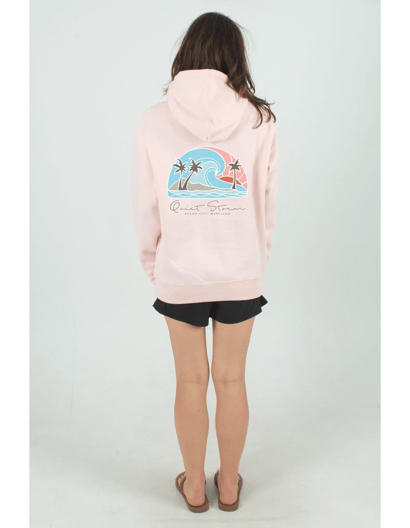 QSSS/PP QSSS BABY PINK / S Tropical Days Pullover Hoodie