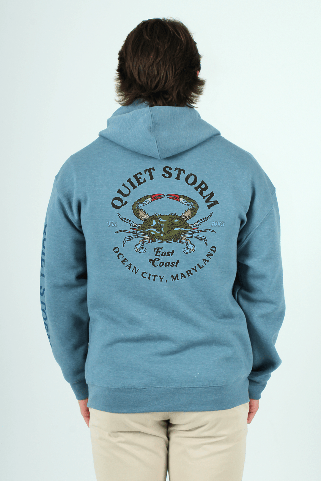 Original Crab Full Zip Hoodie – Quiet Storm Surf Shop