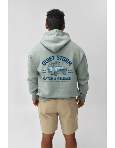 QSSS/PP Unisex BAY GREEN / S Catch and Release Hoodie