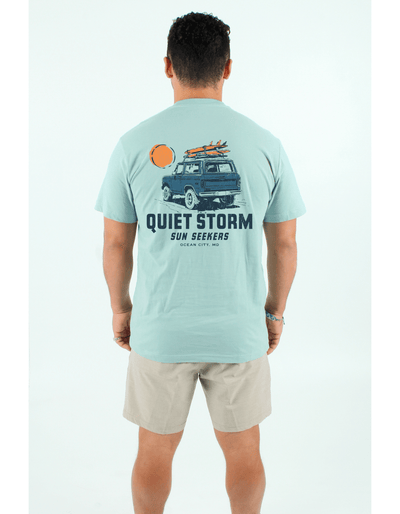 QSSS/PP Unisex DUSTY SAGE / S Sun Seekers Short Sleeve Tee
