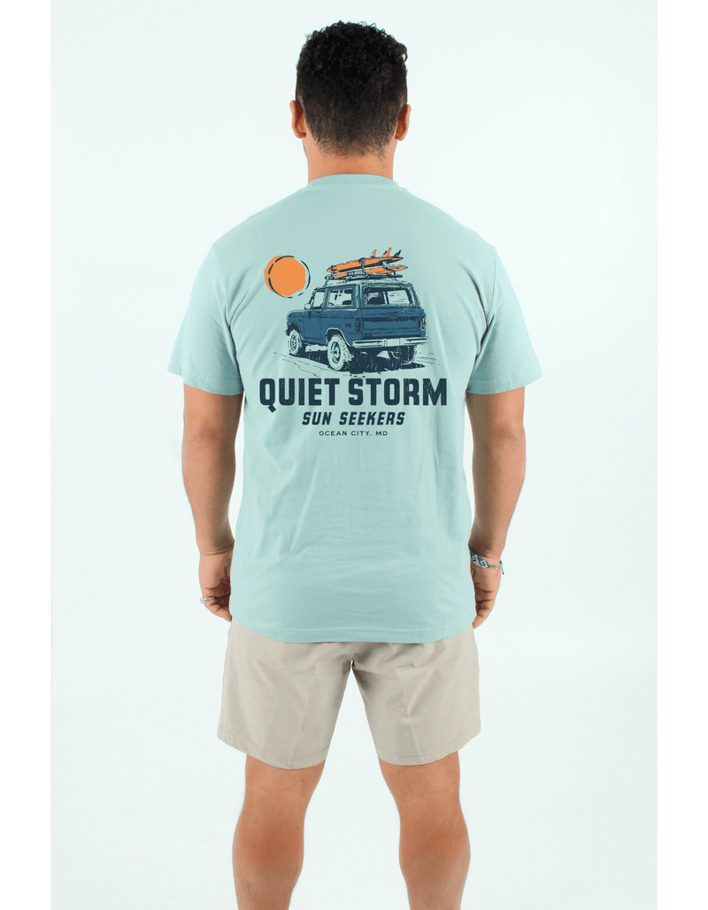 QSSS/PP Unisex DUSTY SAGE / S Sun Seekers Short Sleeve Tee
