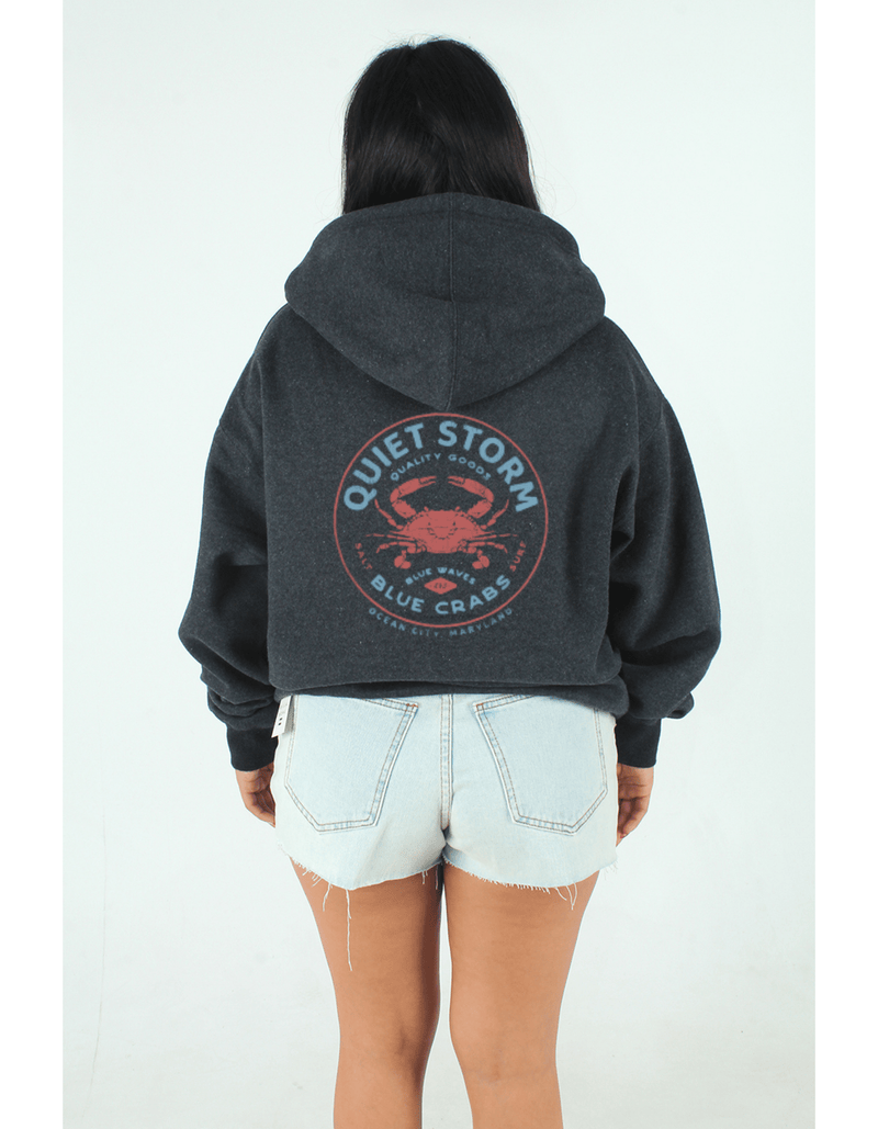 QSSS/PP Unisex GUNPOWDER HTHR / S Salty Crab Pullover Hoodie