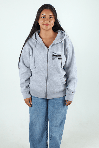 QSSS/PP Unisex Home of the Free Full Zip Hoodie