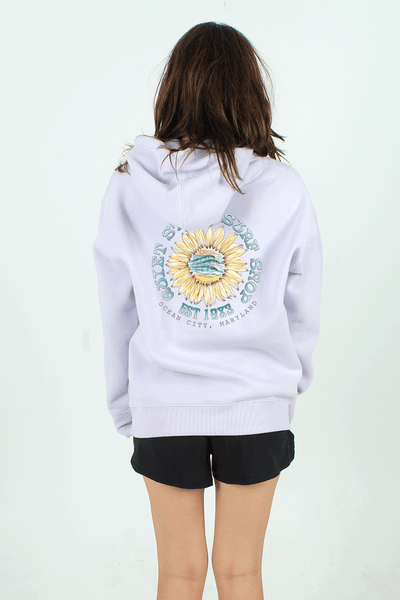 QSSS/PP GEN-Men's LAVENDER / S Sunflower Wave Hoodie