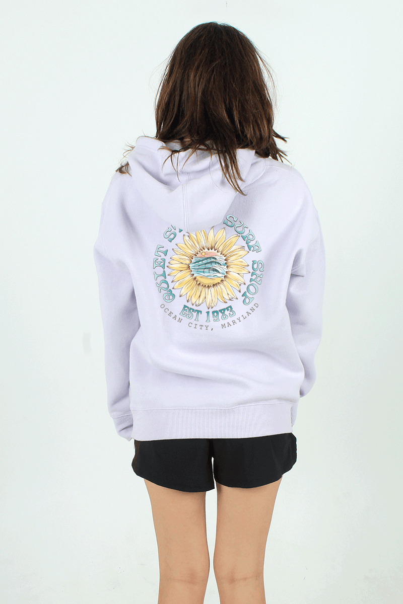 QSSS/PP Unisex LAVENDER / S Sunflower Wave Hoodie