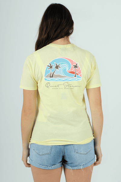 QSSS/PP Unisex LEMON MERINGUE / S Tropical Days Short Sleeve Tee