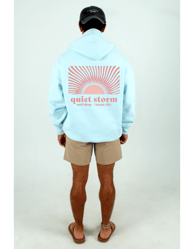 QSSS/PP Unisex LT BLUE / L Summer Sun Pullover Hoodie
