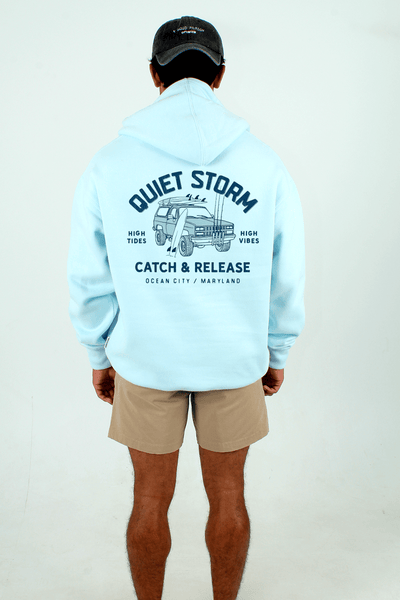 QSSS/PP Unisex LT BLUE / S Catch and Release Hoodie