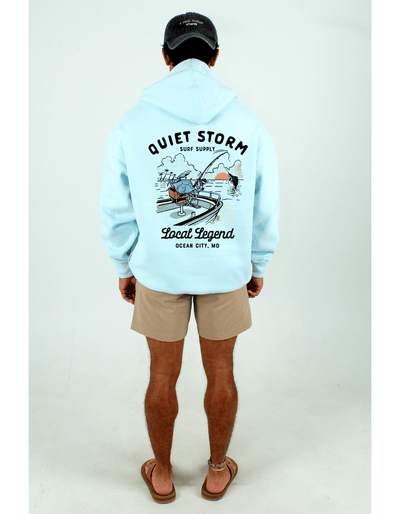 QSSS/PP Unisex LT BLUE / S Crab Boat Hoodie