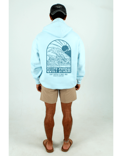 QSSS/PP Unisex LT BLUE / S Tidal Wave Hoodie
