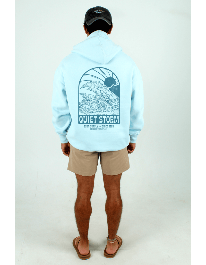 QSSS/PP Unisex LT BLUE / S Tidal Wave Hoodie