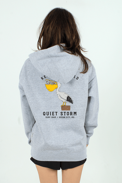 QSSS/PP Unisex LT GREY / S Pelican Beers Hoodie