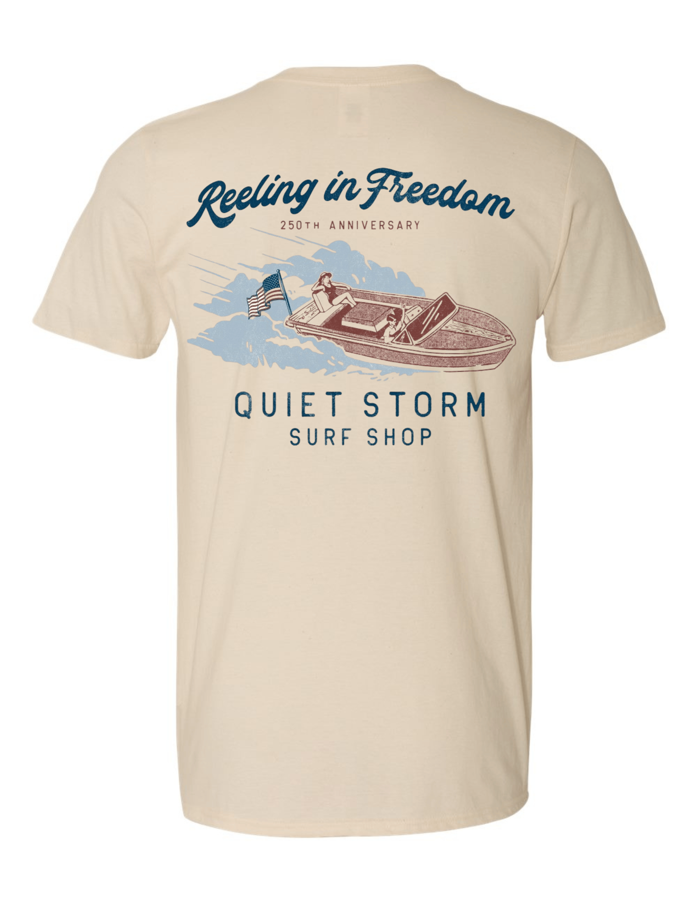 Reeling in Freedom Short Sleeve Tee – Quiet Storm Surf Shop