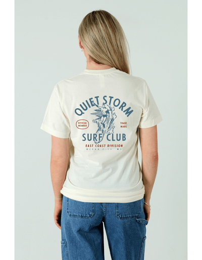 QSSS/PP Kids NATURAL / S Surf Club Short Sleeve Tee