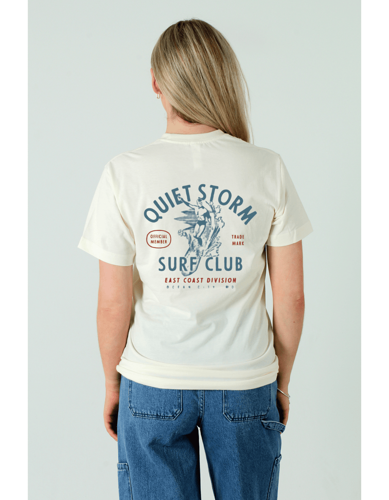 QSSS/PP Kids NATURAL / S Surf Club Short Sleeve Tee