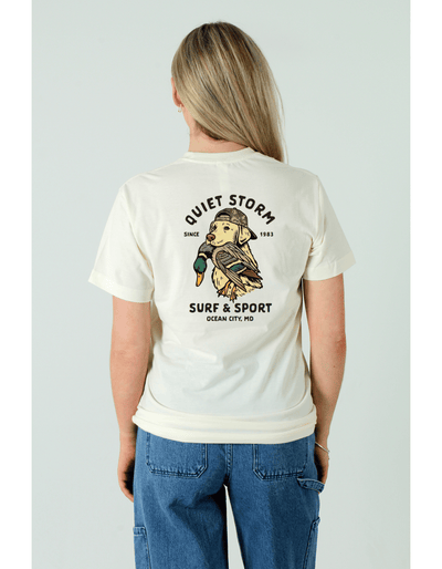 QSSS/PP Unisex NATURAL / S Yellow Lab Camo Short Sleeve Tee