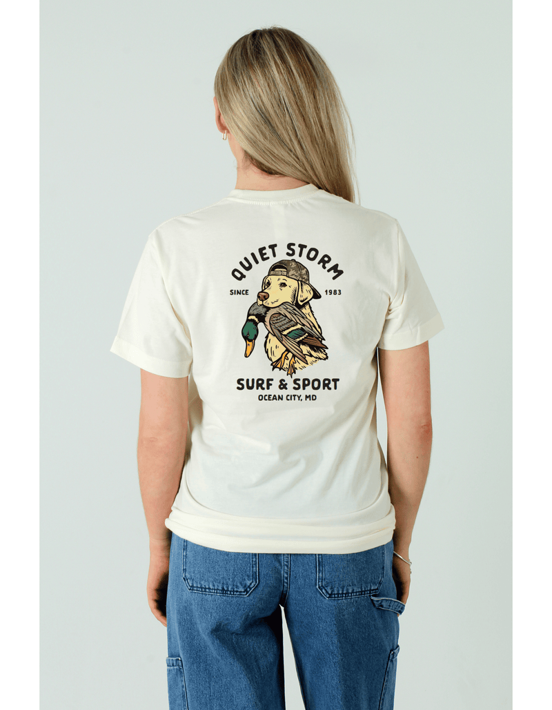 QSSS/PP Unisex NATURAL / S Yellow Lab Camo Short Sleeve Tee