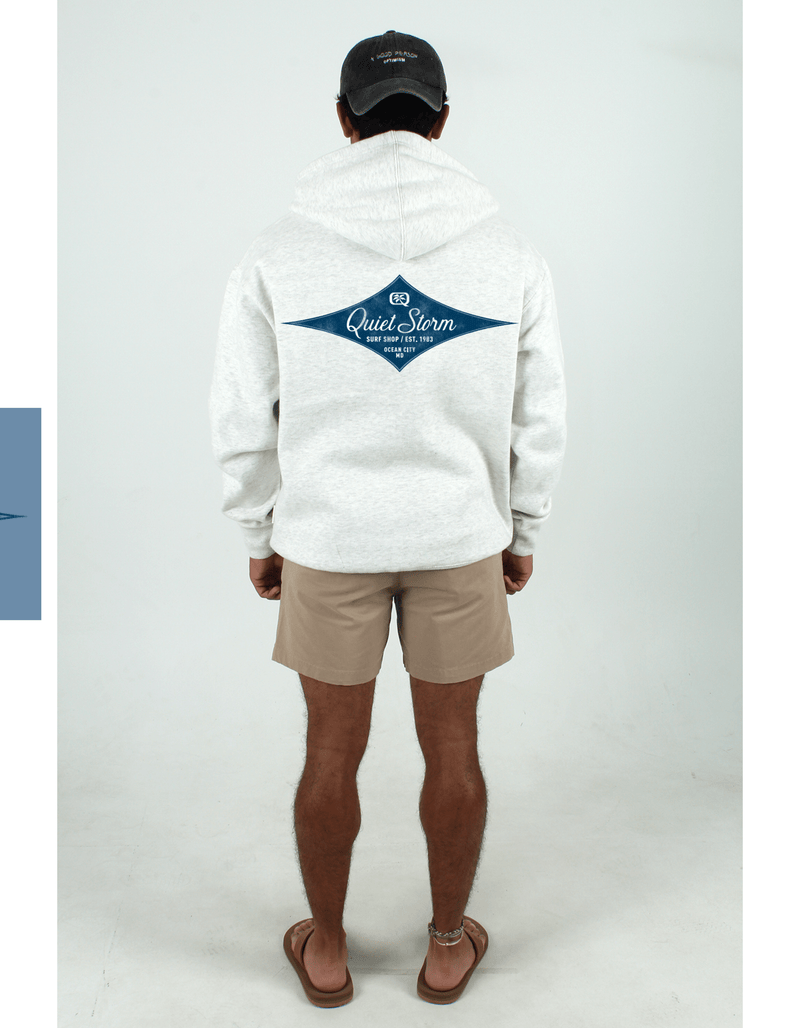 QSSS/PP Unisex OATMEAL / S Retro Diamond Hoodie