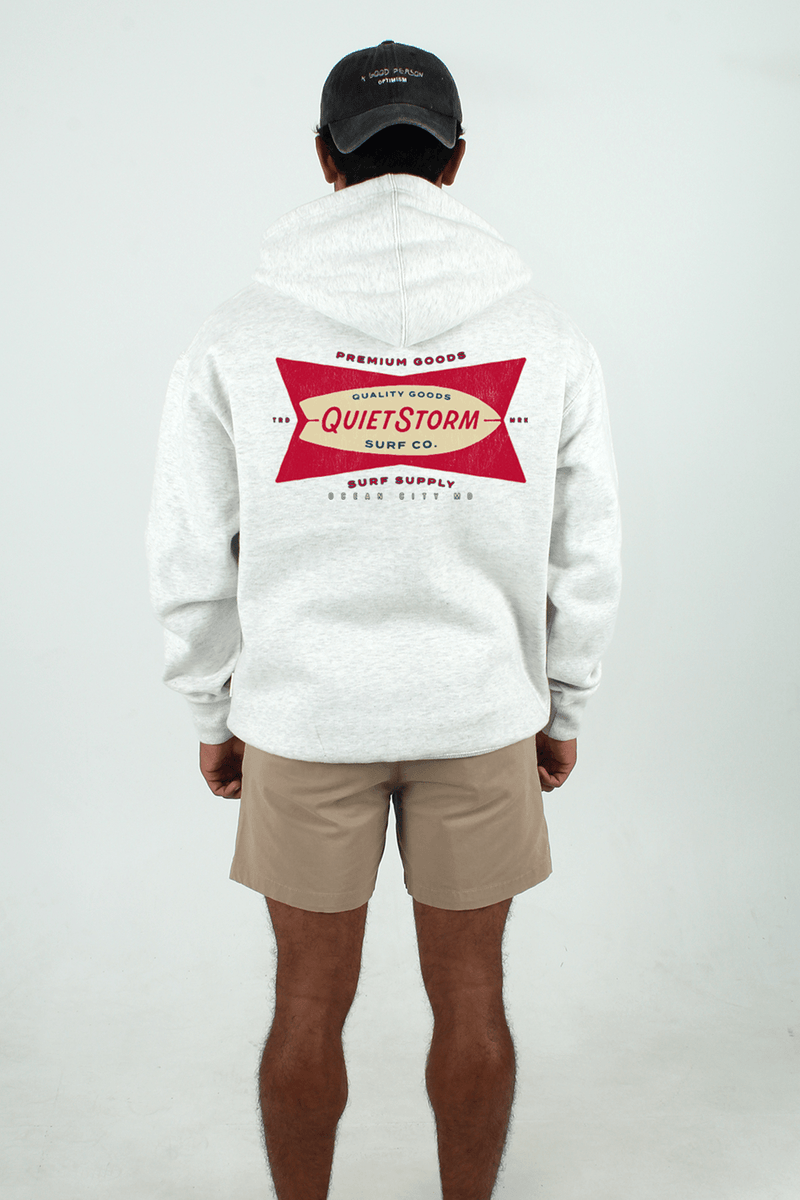 QSSS/PP Unisex OATMEAL / S Surfboard Classic Hoodie