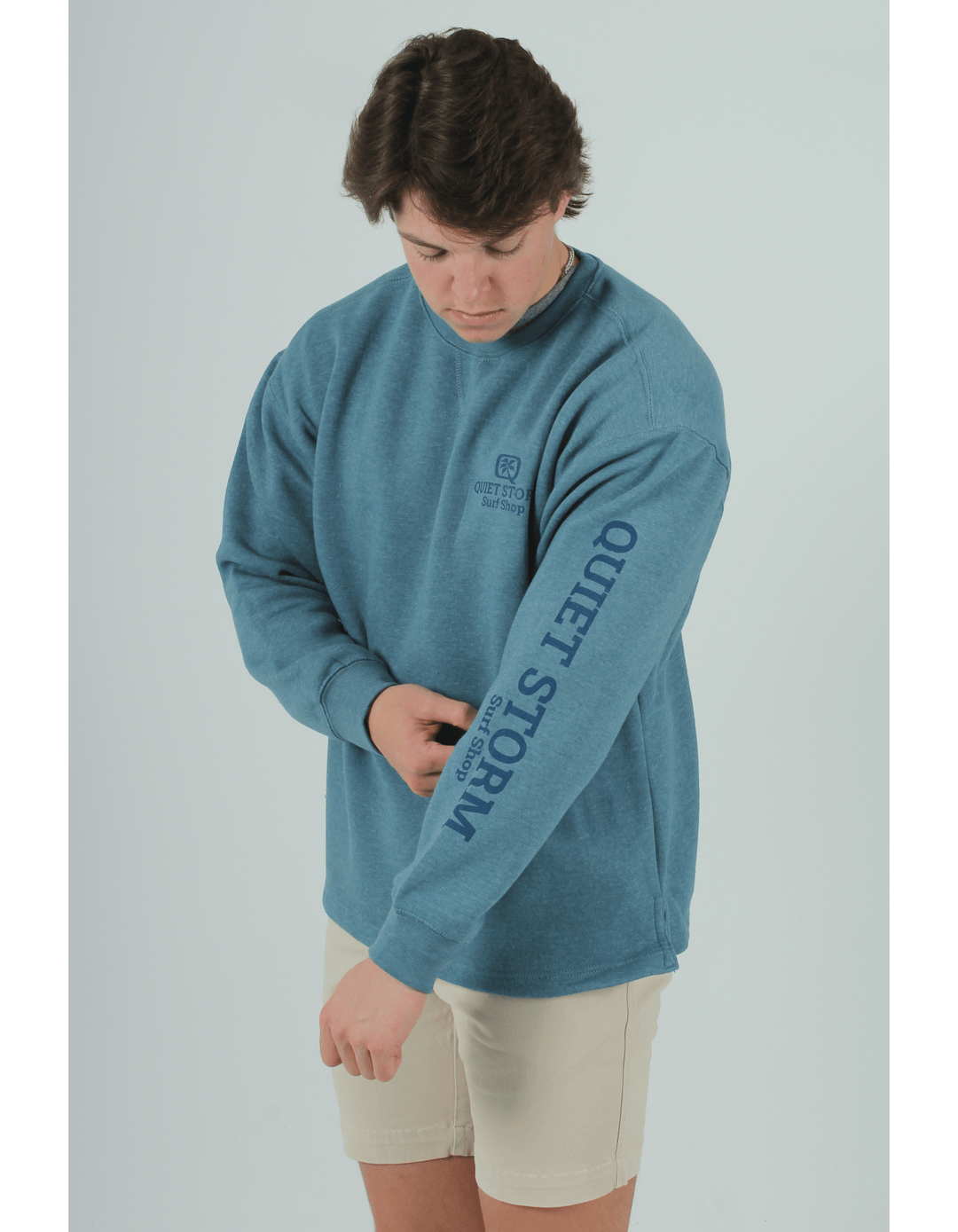Original Crab Open Bottom Crew Fleece – Quiet Storm Surf Shop