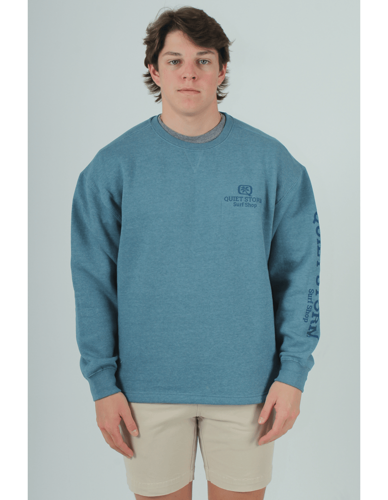 QSSS/PP Unisex Original Crab Open Bottom Crew Fleece