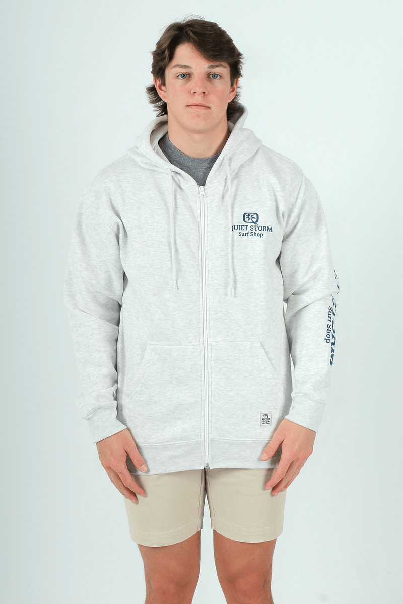 QSSS/PP Unisex Surfboard Classic Full Zip Hoodie