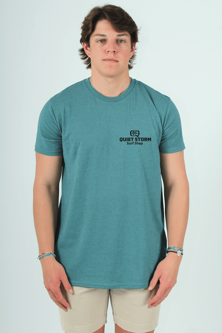 【DISCERNMENT】Port Letter Short Sleeve T-Shirt Tail Chaser Short Sleeve T Shirt – Quiet Storm Surf Shop