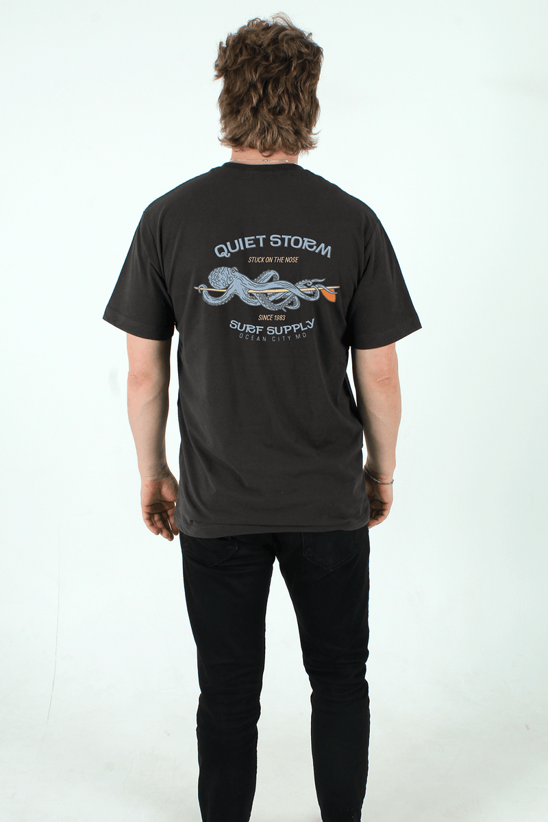 QSSS/PP Unisex WASHED BLACK / S Octo Board Short Sleeve Tee