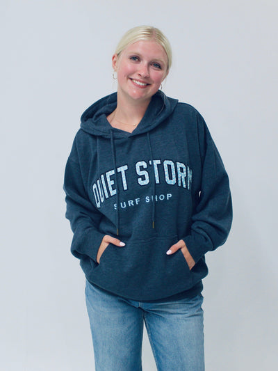 QSSS/REFLEX GEN-Women's NAVY / XS Women's Seashells Patch Quiet Storm Hoodie