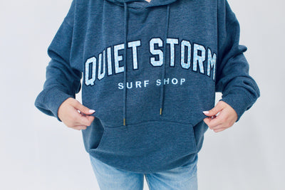 QSSS/REFLEX GEN-Women's Women's Seashells Patch Quiet Storm Hoodie