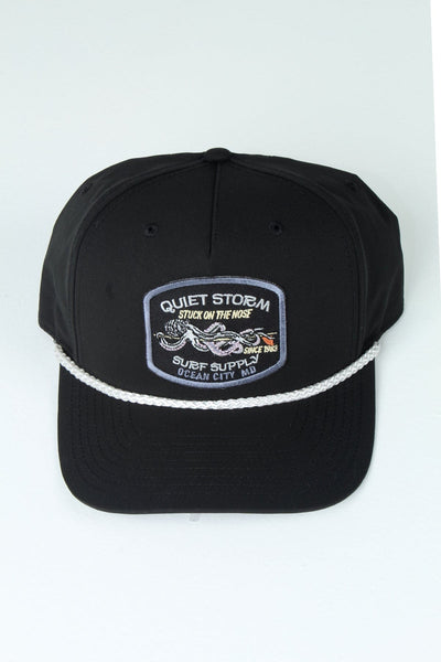 QSSS/RICHARDSON CAT-Accessories BLACK / OS Octo Board Patch Rope Hat