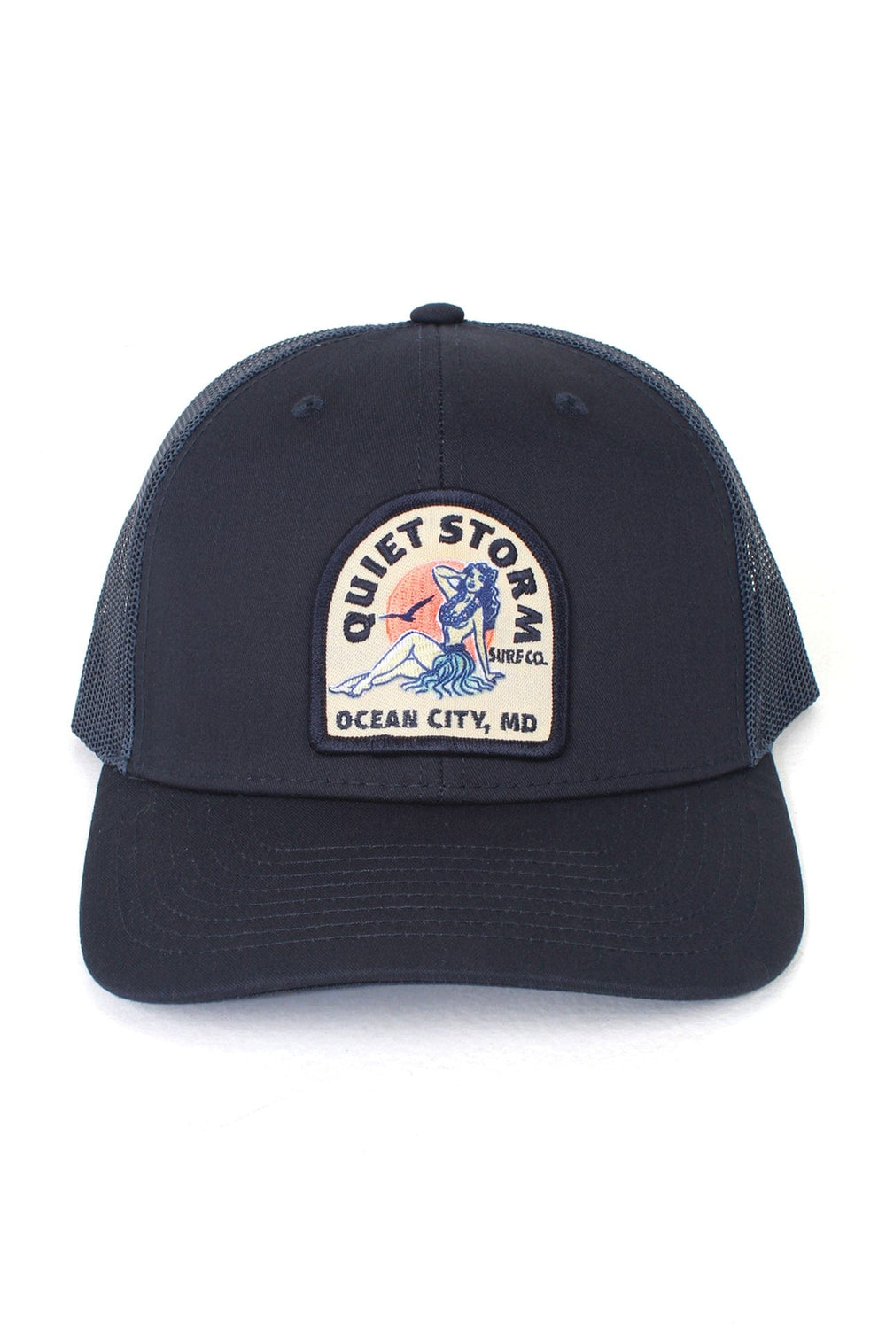 Hula Girl Patch Trucker Hat – Quiet Storm Surf Shop