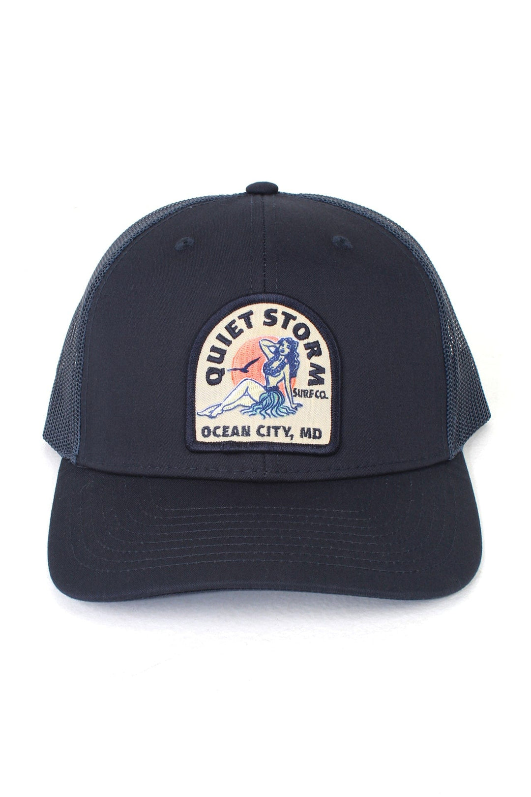 Hula Girl Patch Trucker Hat – Quiet Storm Surf Shop