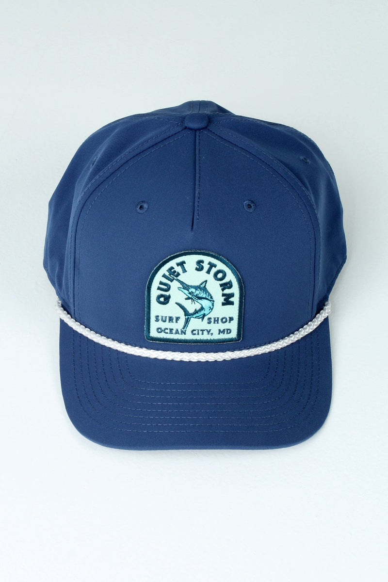 QSSS/RICHARDSON CAT-Accessories NAVY/WHITE / OS Marlin Patch Rope Hat