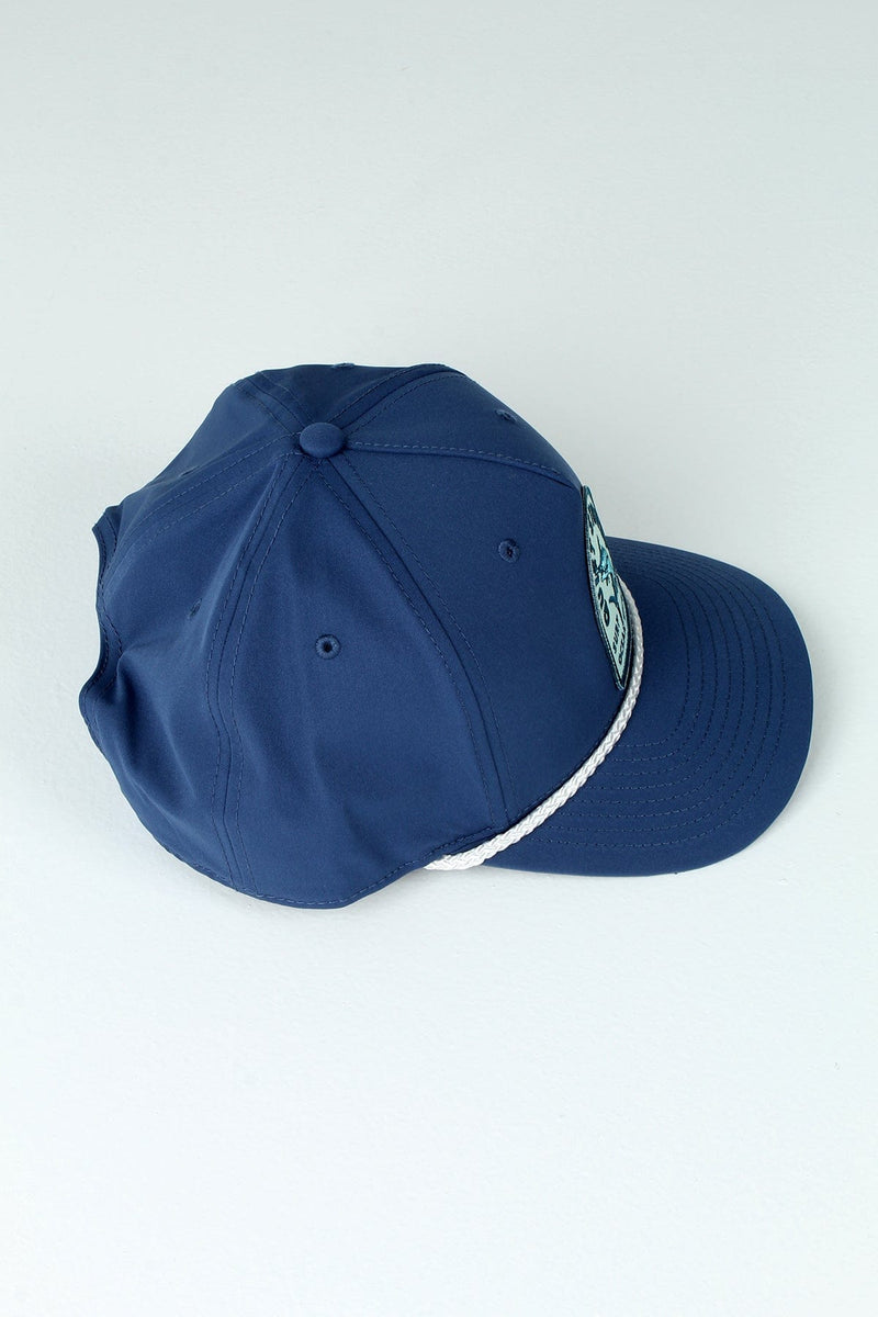 QSSS/RICHARDSON CAT-Accessories NAVY/WHITE / OS Marlin Patch Rope Hat