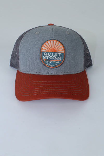 QSSS/RICHARDSON GEN-Men's Oval Sunray Patch Trucker Hat