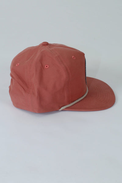 QSSS/RICHARDSON GEN-Men's SALMON/BIRCH / OS Oval Sunray Patch Nylon Hat