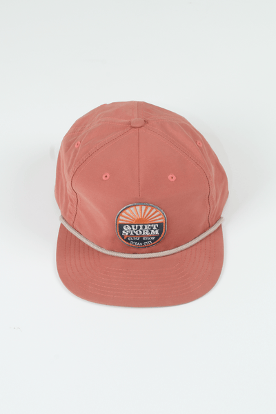 QSSS/RICHARDSON GEN-Men's SALMON/KHAKI / OS Oval Sunray Patch Nylon Hat