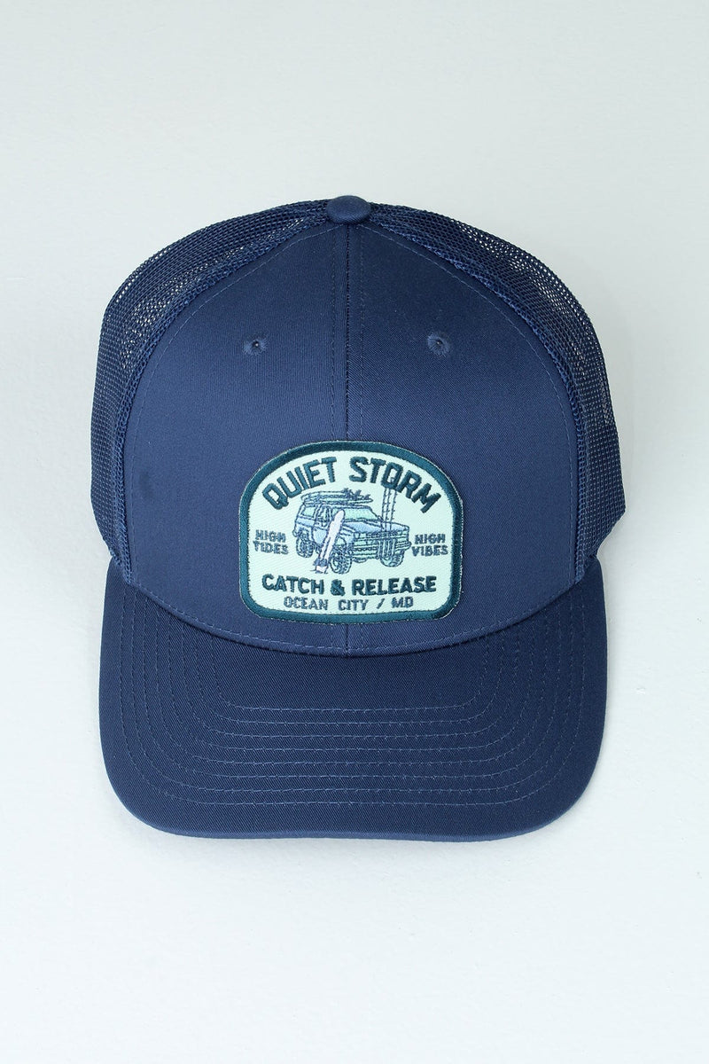 QSSS/RICHARDSON CAT-Accessories SOLID LT BLUE / OS Catch & Release Patch Trucker Hat