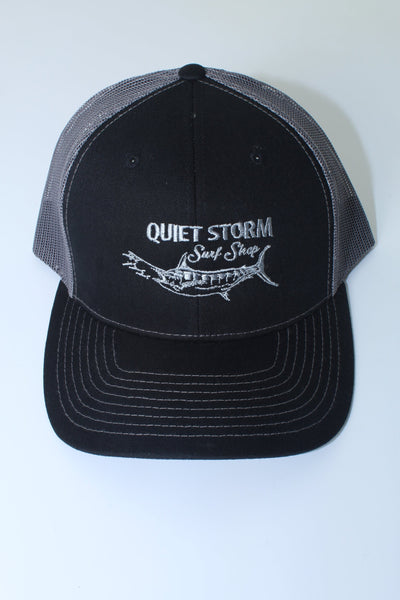 QSSS/RICHARDSON GEN-Men's SP BLACK/CHARC / OS Marlin Trucker Hat
